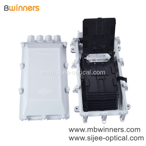 Ftth Joint Splice Closure 256Port White Color Fiber Optical Universal Access Junction Box